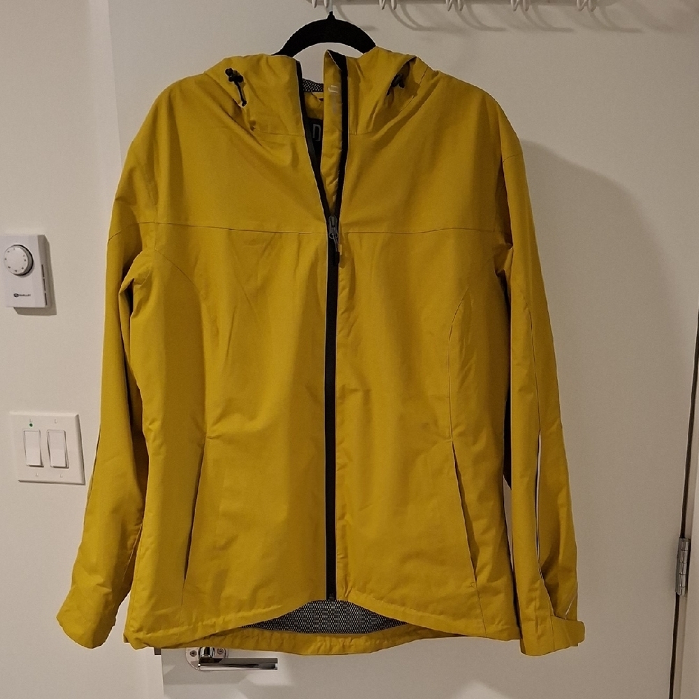 NWOT Dryframe Women's Yellow/Chartreuse Waterproof Rain Jacket/Shell (Size XL)